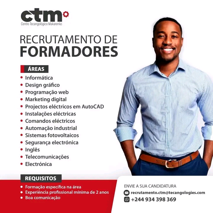 RECRUTAMENTO DE FORMADORES 