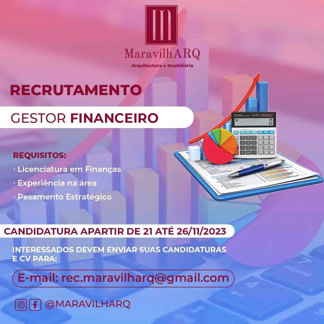 VAGA PARA GESTOR FINANCEIRO 