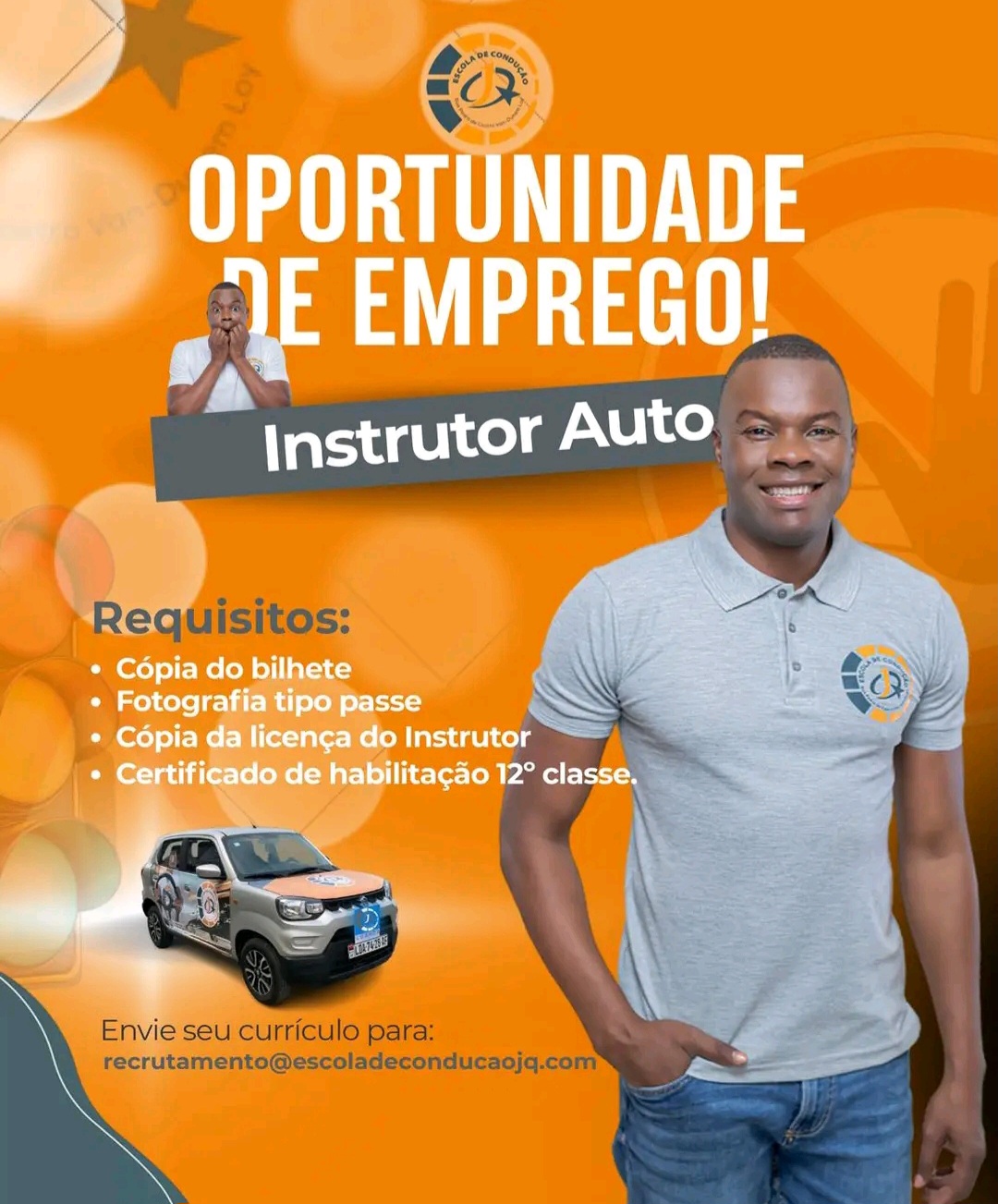 Vaga para Instrutor-Auto