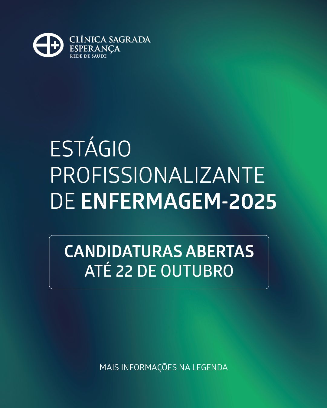 Clínica Sagrada Esperança recruta Enfermeiros e Técnicos de Enfermagem recém-formados para estágio