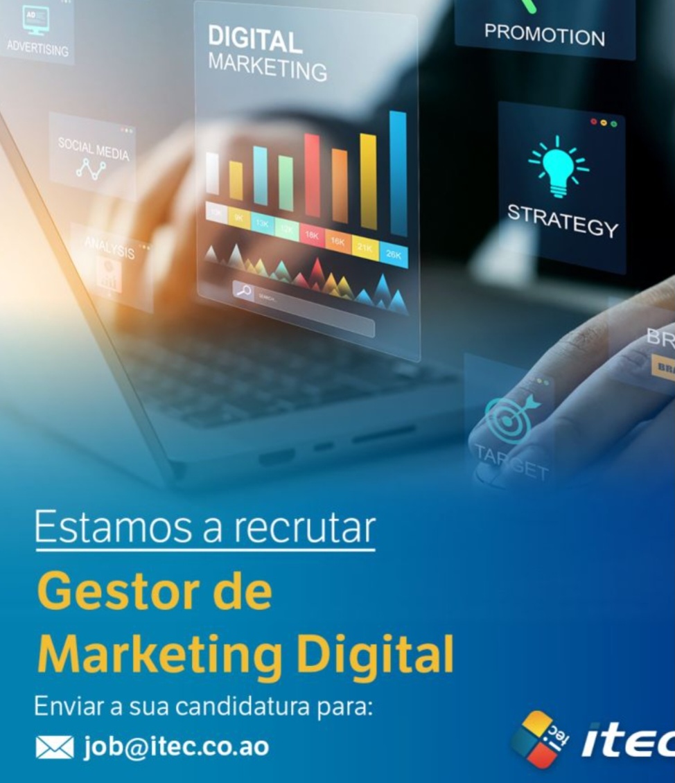 Vaga para Marketing Digital