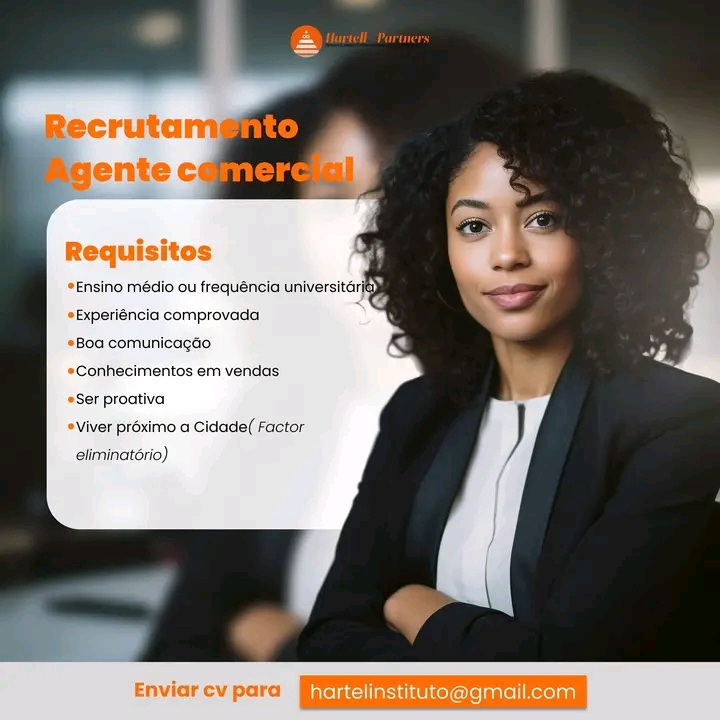 Vaga para Agente Comercial 