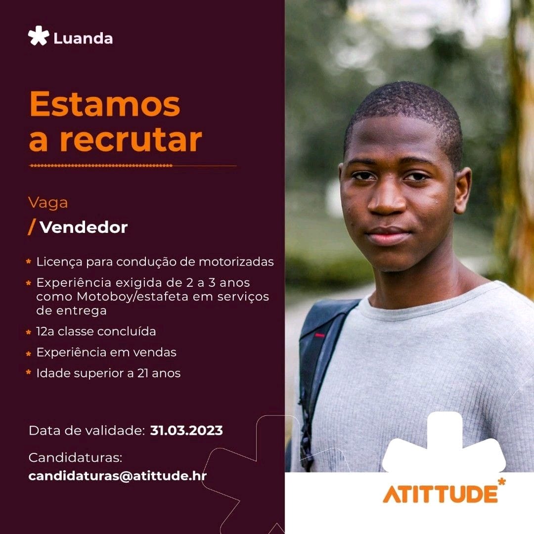 RECRUTAMENTO PARA VENDEDOR