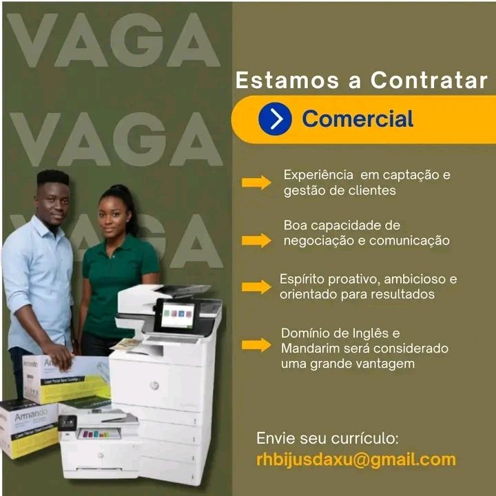 Recrutamento para Comercial