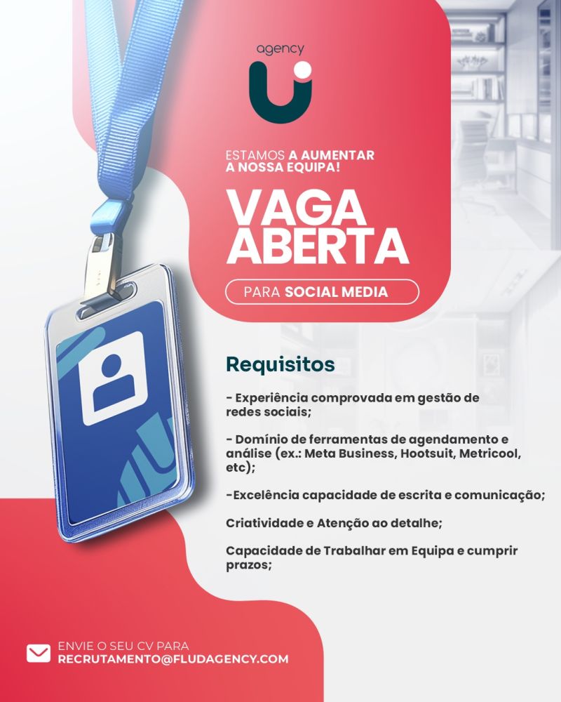 Vaga para Social Media