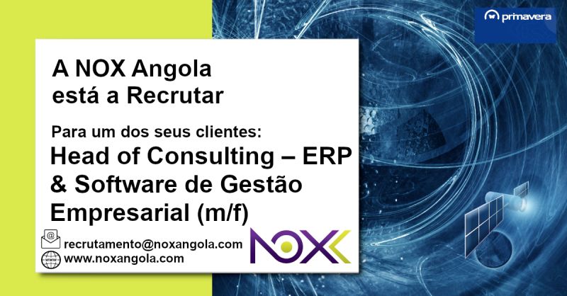 Oportunidade: um Head of Consulting – ERP & Software de Gestão Empresarial (m/f)