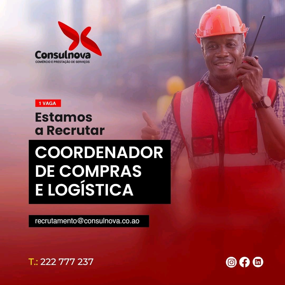 VAGA PARA COORDENADOR DE COMPRAS E LOGÍSTICA 