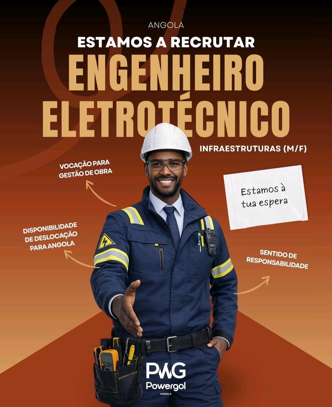 Vaga para Engenheiro Eletrotécnico – Infraestruturas