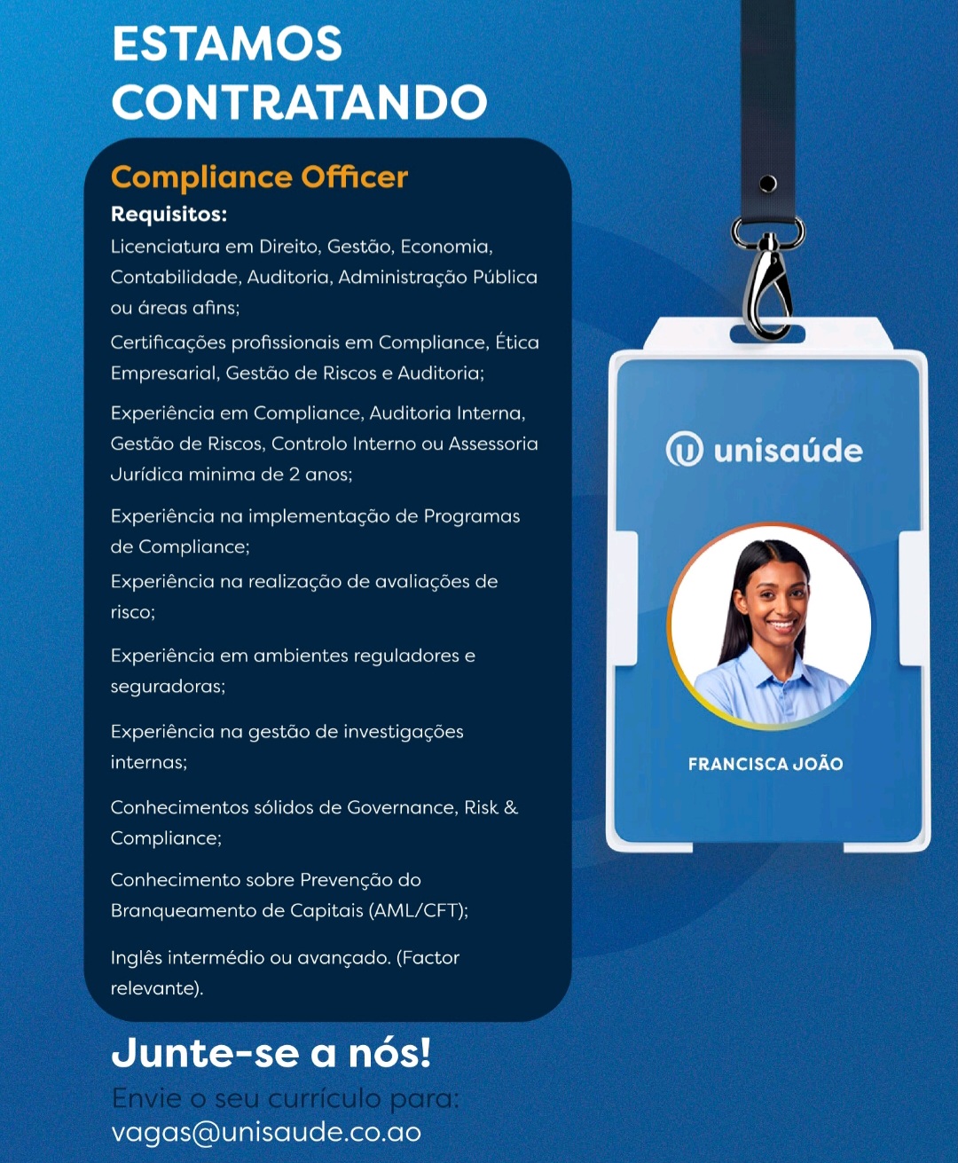 Vaga para ​Compliance Officer