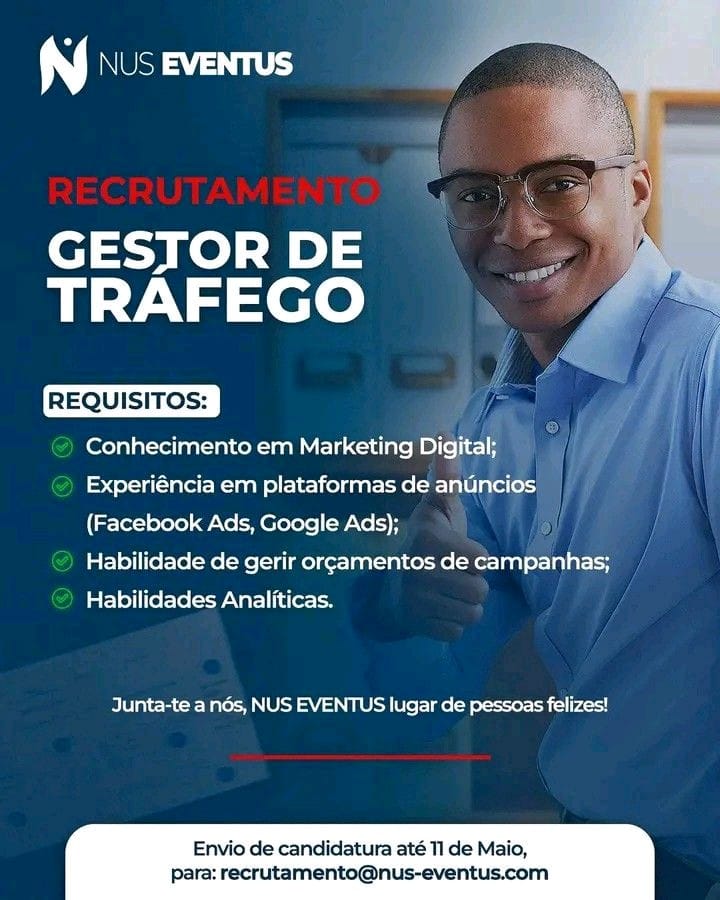 VAGA PARA GESTOR DE TRÁFEGO