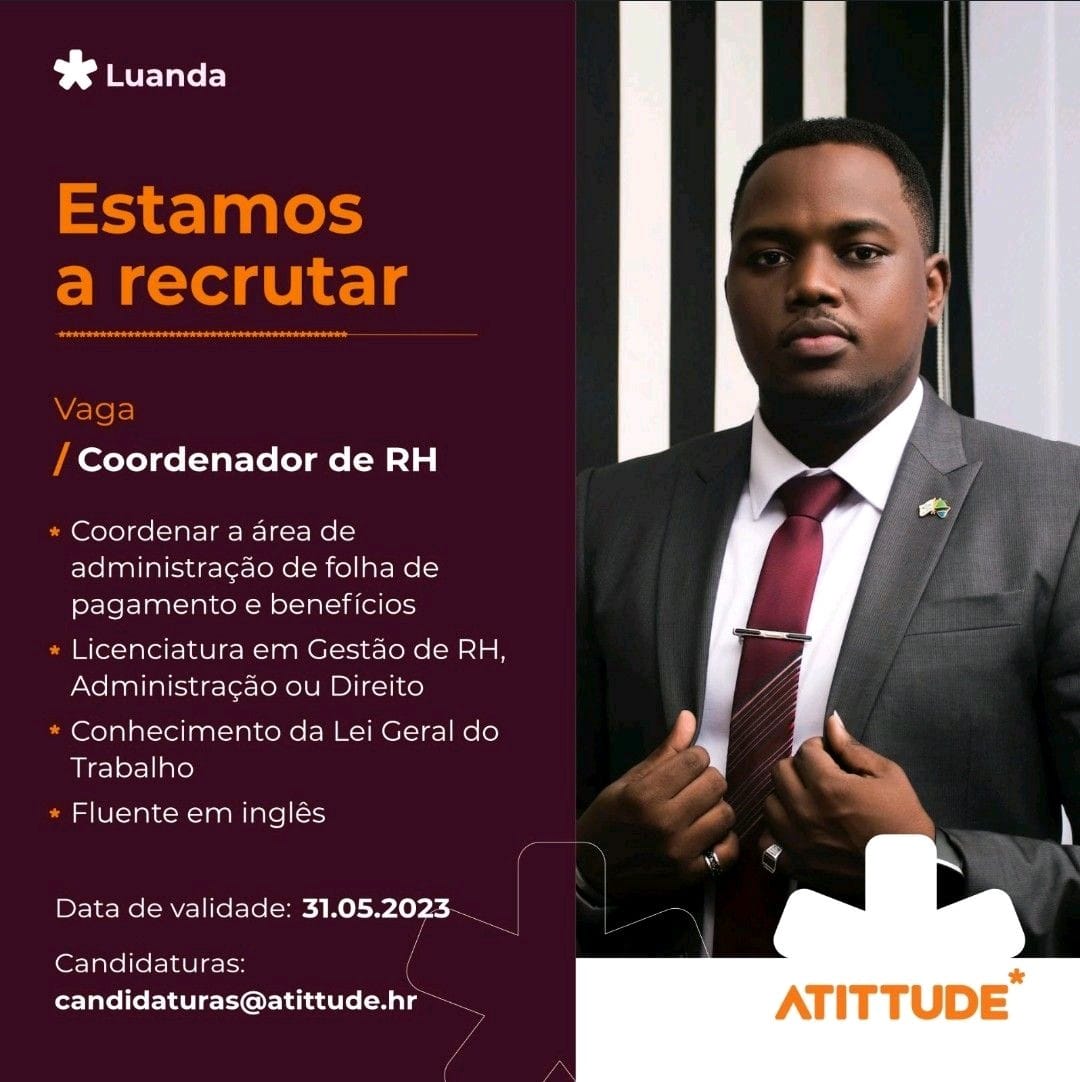 Vaga para Coordenador de RH