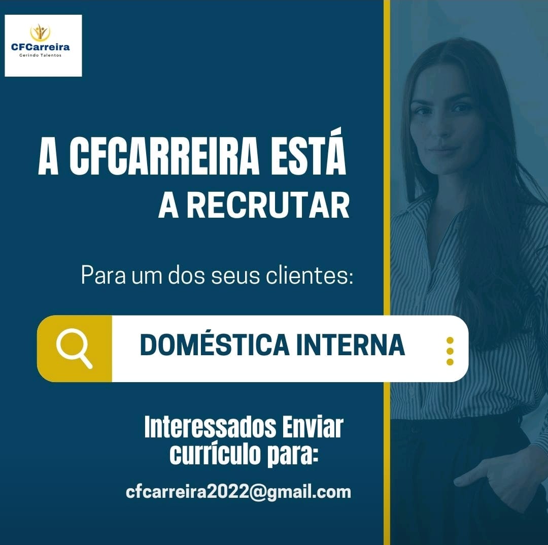VAGA PARA DOMÉSTICA INTERNA 