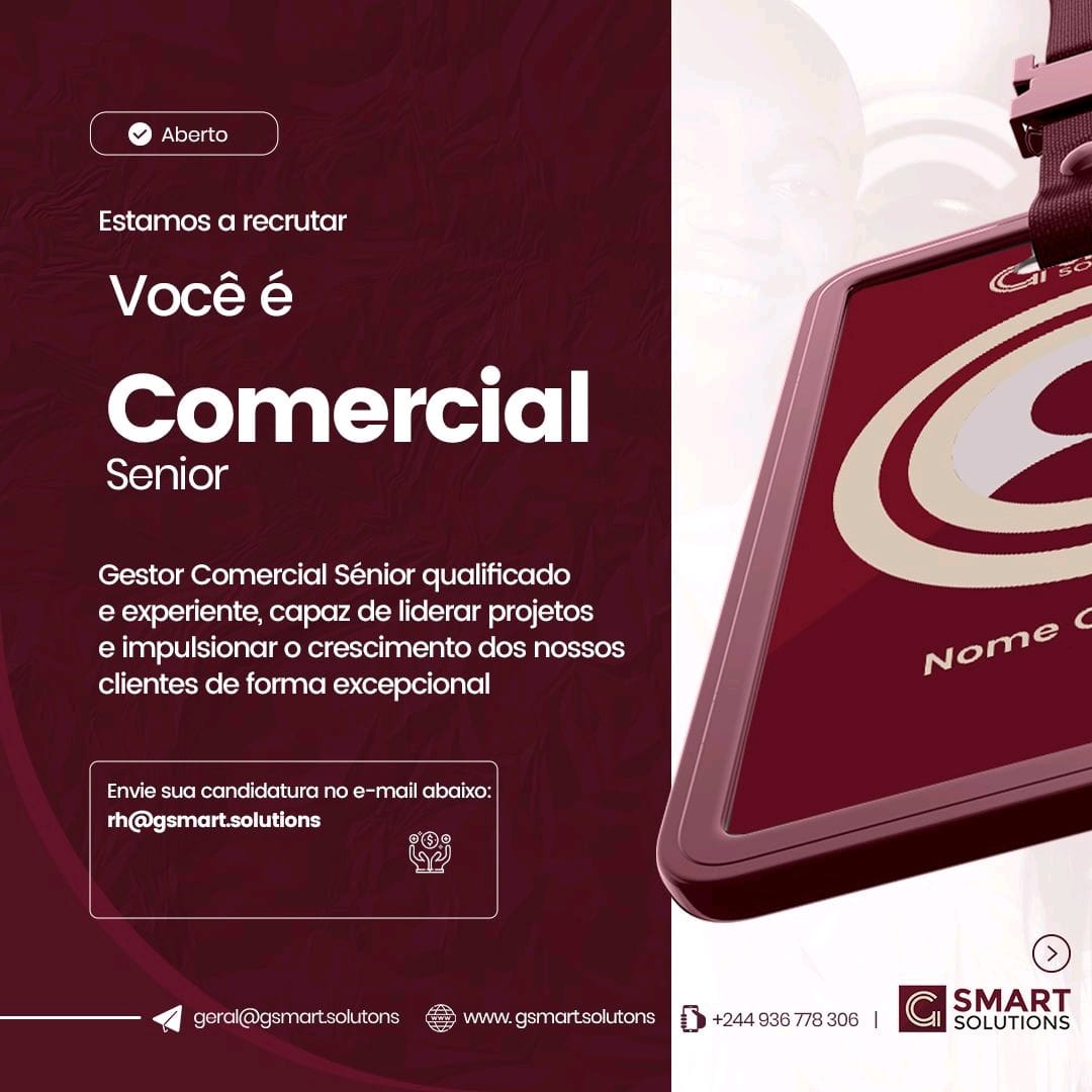 Oportunidade para Gestor Comercial Sénior