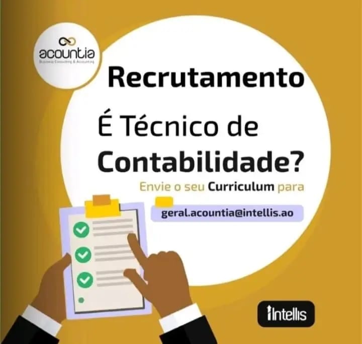 VAGA PARA TÉCNICO DE CONTABILIDADE 