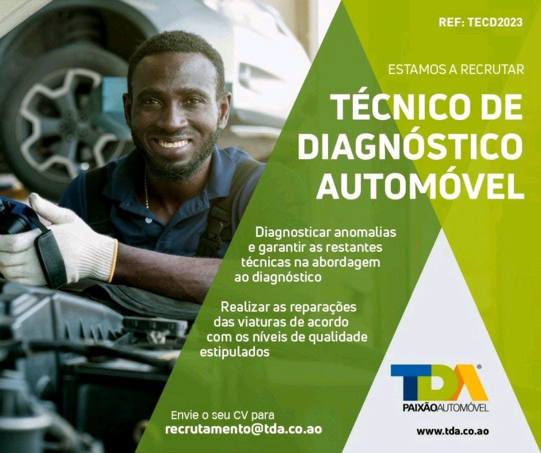 VAGA PARA TÉCNICO DE DIAGNÓSTICO AUTOMÓVEL
