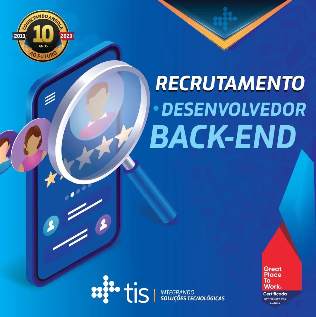 Vaga para Desenvolvedor Back-End