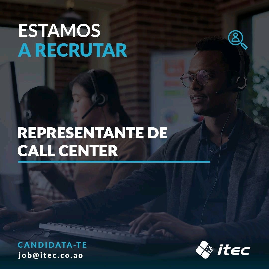 RECRUTAMENTO PARA REPRESENTANTE DE CALL CENTER 