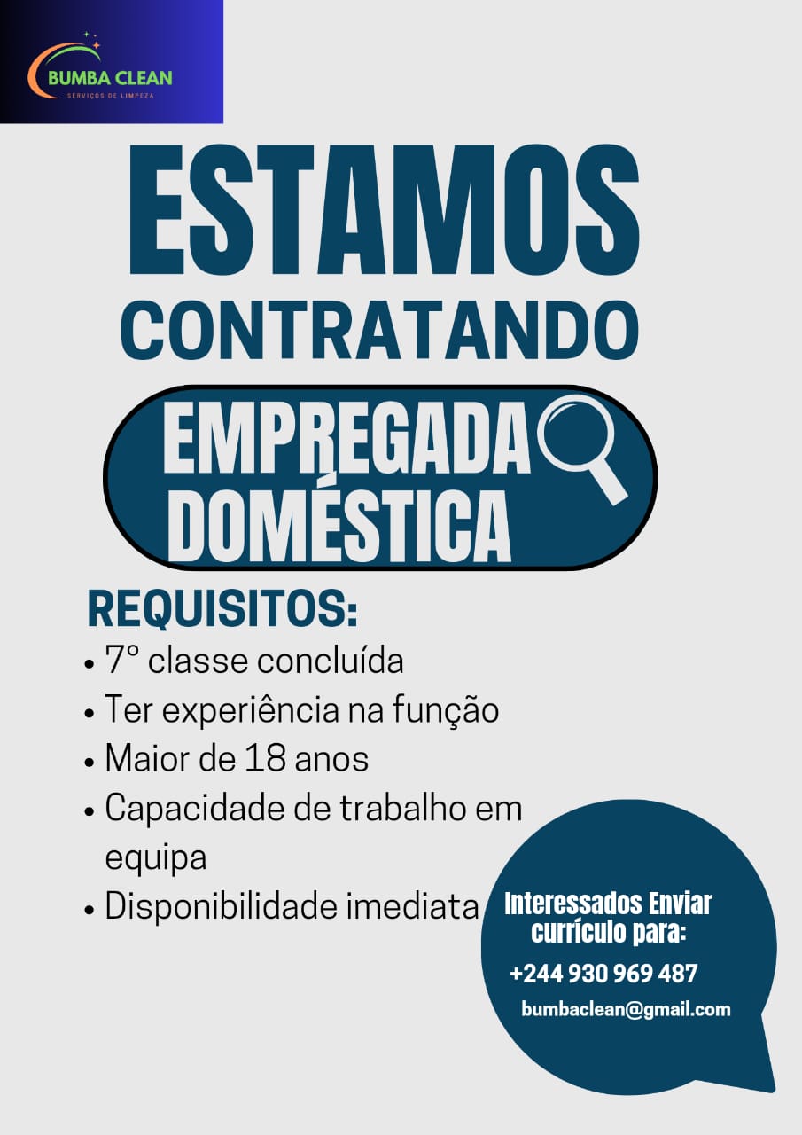 Vaga para Empregada Doméstica