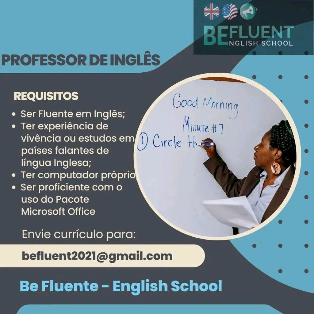 VAGA PARA PROFESSOR DE INGLÊS 