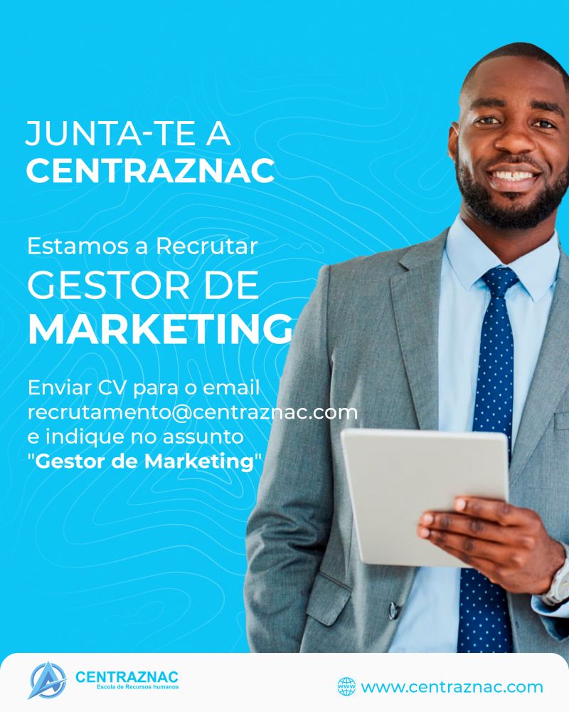 Vaga para Gestor de Marketing