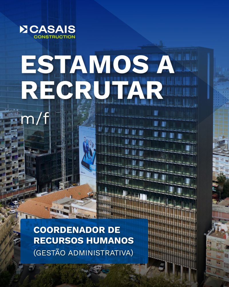 Vaga para 𝗖𝗼𝗼𝗿𝗱𝗲𝗻𝗮𝗱𝗼𝗿 𝗱𝗲 𝗥𝗛 – 𝗚𝗲𝘀𝘁𝗮̃𝗼 𝗔𝗱𝗺𝗶𝗻𝗶𝘀𝘁𝗿𝗮𝘁𝗶𝘃𝗮 (M/F)