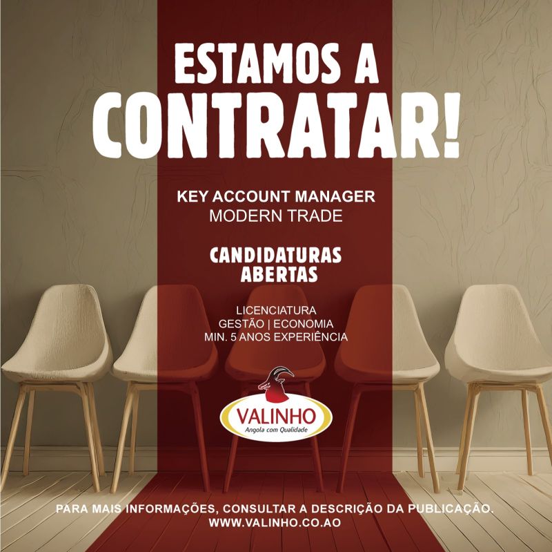 Vaga para Gestor de Contas - Canal Moderno.