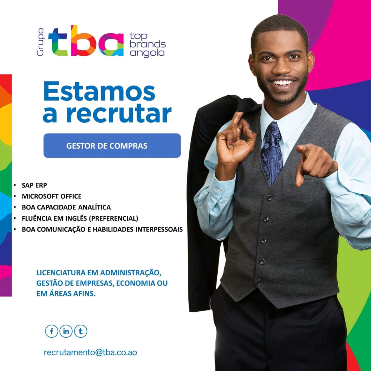 Vaga para Gestor de Compras 