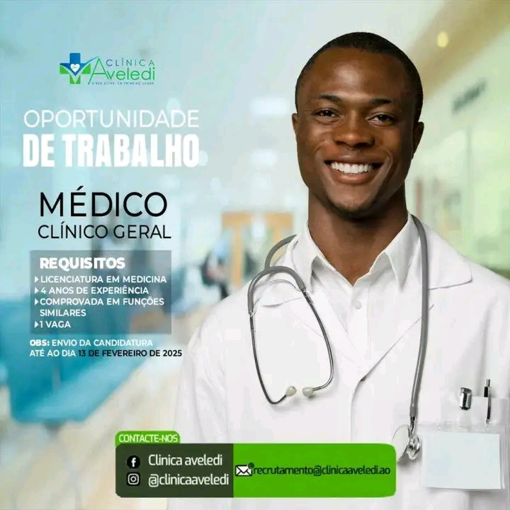 Vaga para Médico Clínico Geral