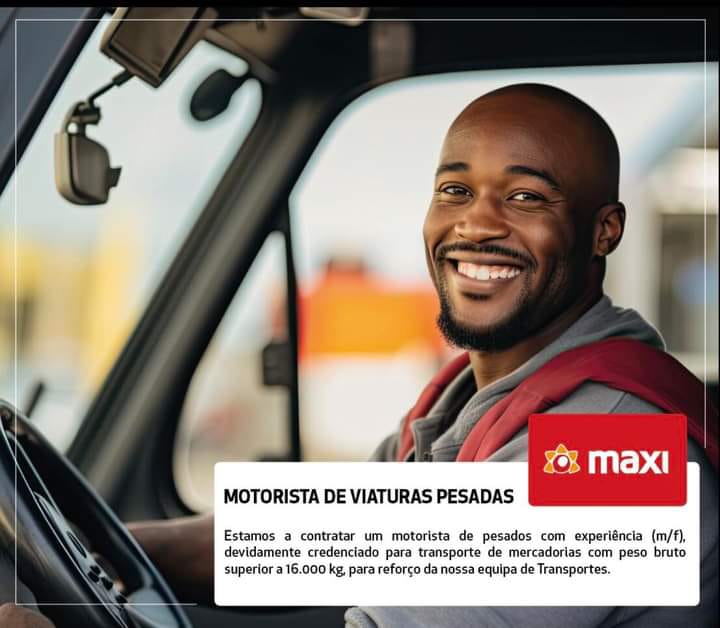 Vaga para motorista de pesados com experiência (m/f)