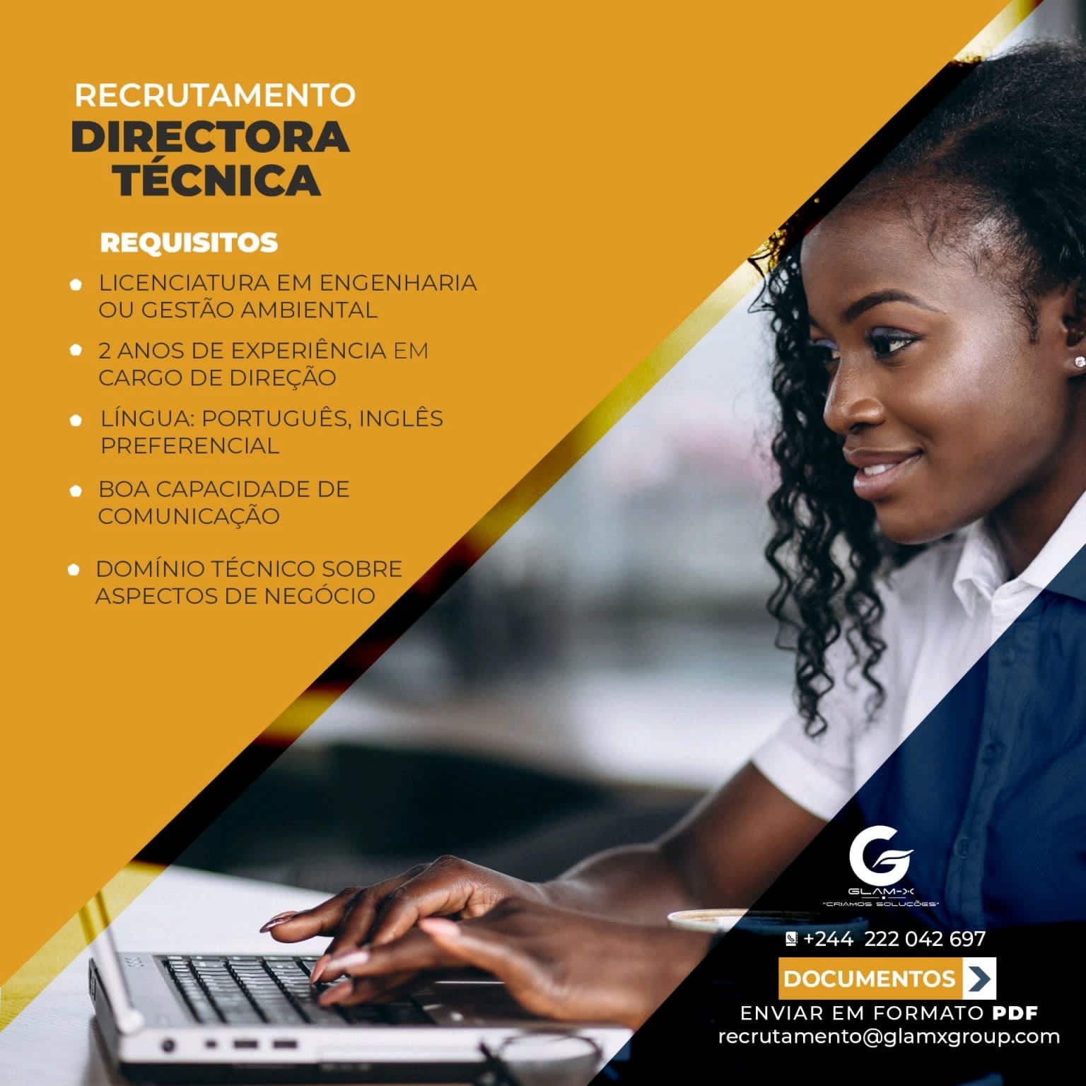 VAGA PARA DIRECTORA TÉCNICA 