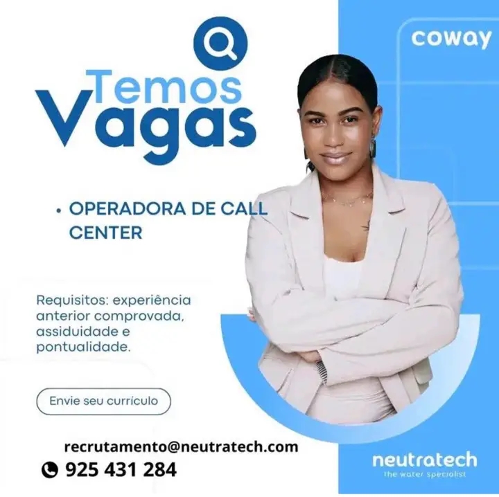 VAGA PARA OPERADORA DE CALL CENTER 