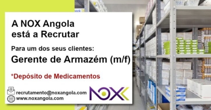 Vaga para um(1) Gerente de Armazém (m/f)