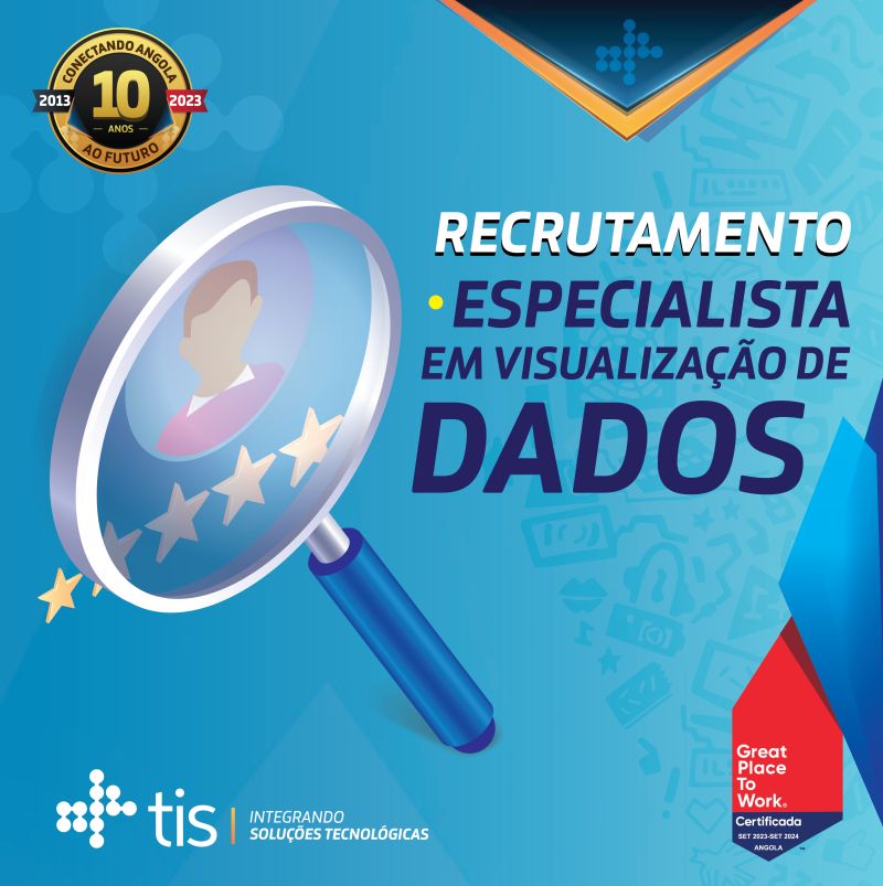 Vaga para Especialista em visualização de Dados
