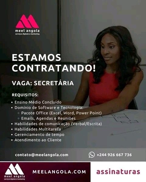 PRECISA-SE DE SECRETÁRIA