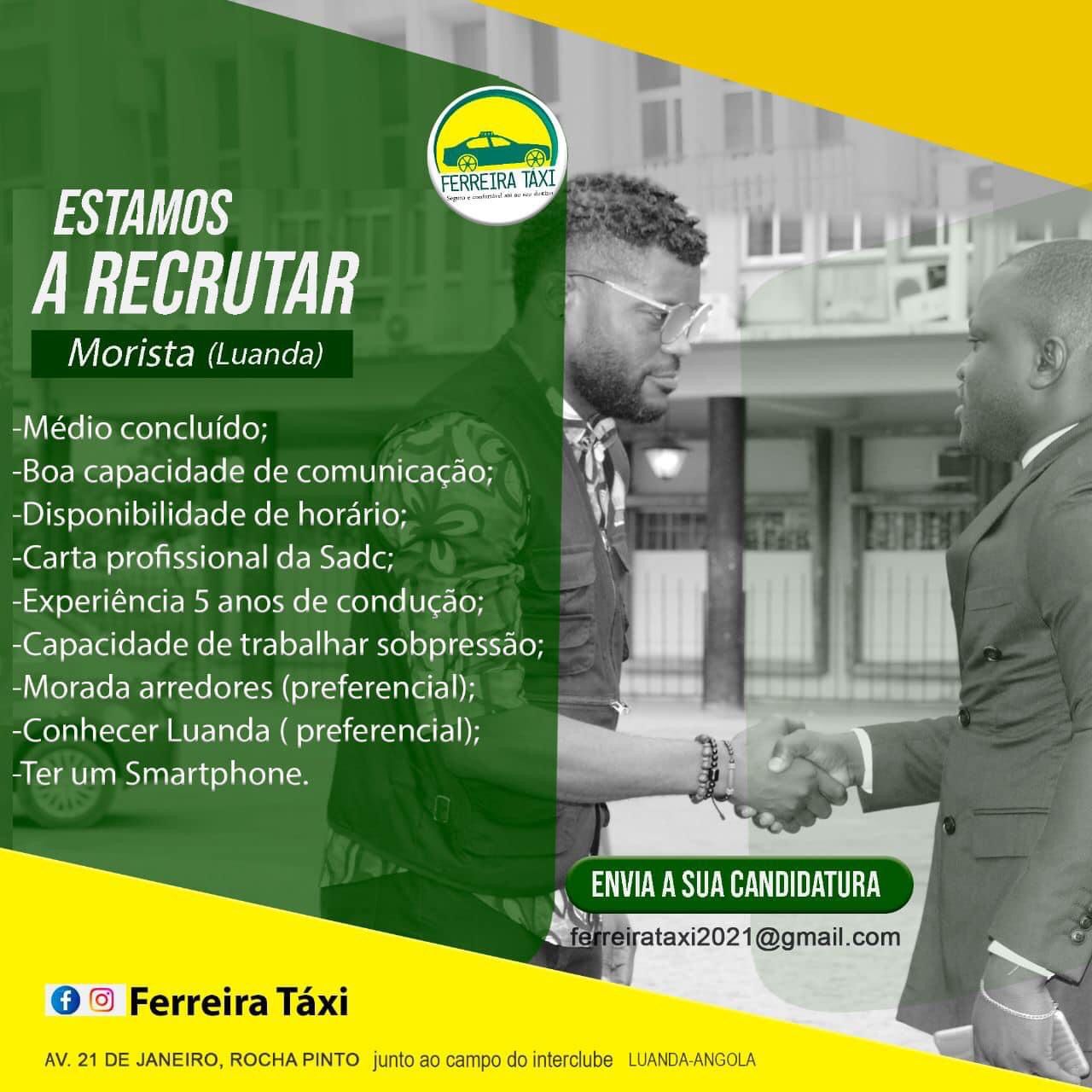 VAGA PARA MOTORISTA