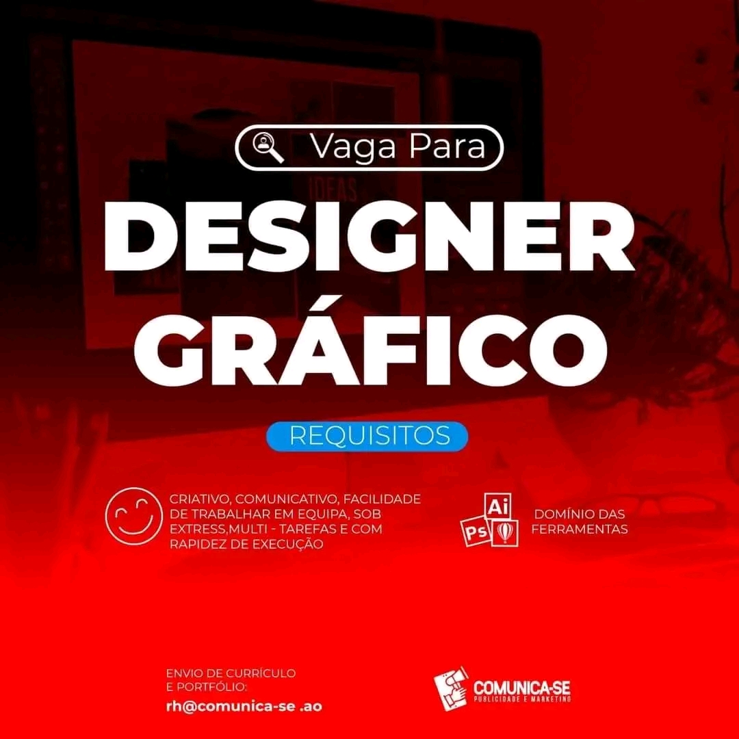 Vaga para Design Grafico