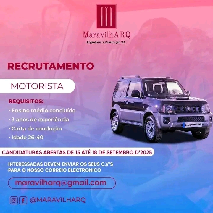 Vaga para Motorista