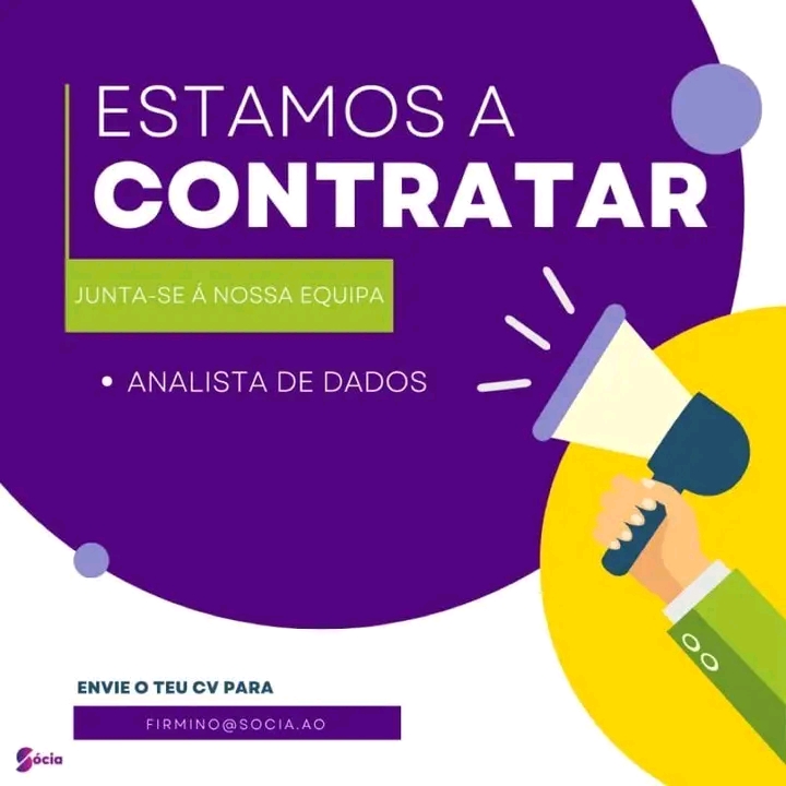 VAGA PARA ANALISTA DE DADOS