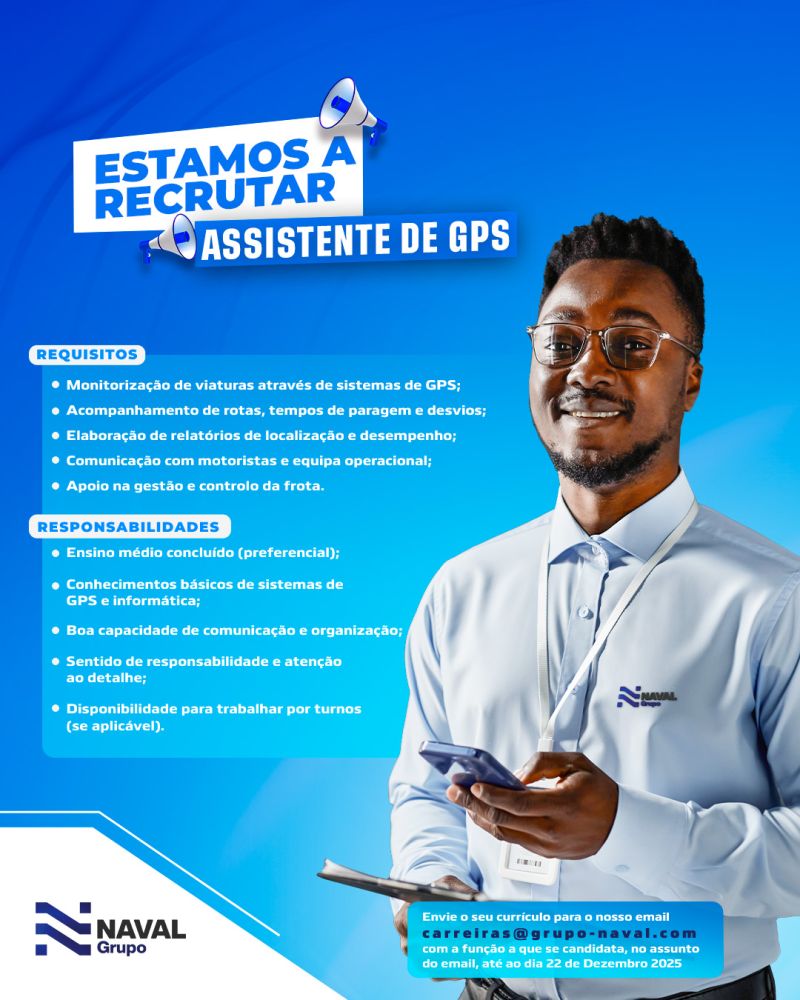 Oportunidade: um(a) Assistente de GPS