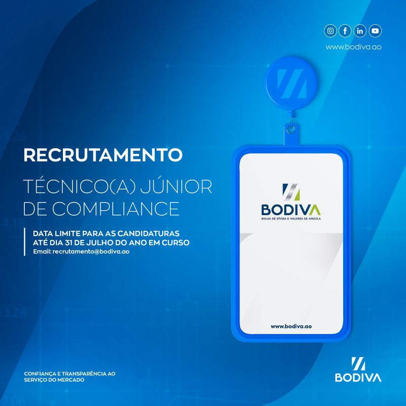 VAGA PARA TÉCNICO(A) JÚNIOR DE COMPLIANCE