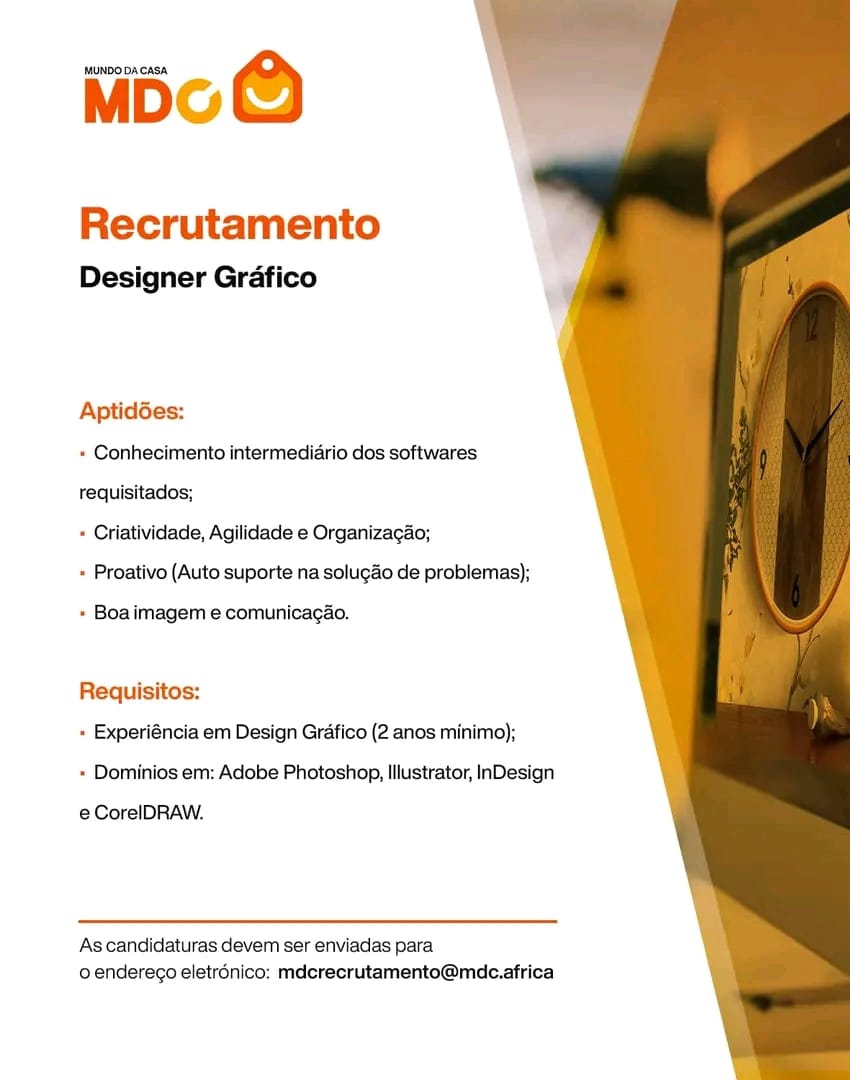 Vaga para Designer Gráfico 