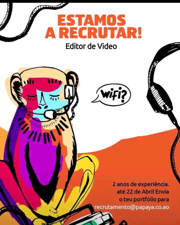 Vaga para Editor de Vídeo