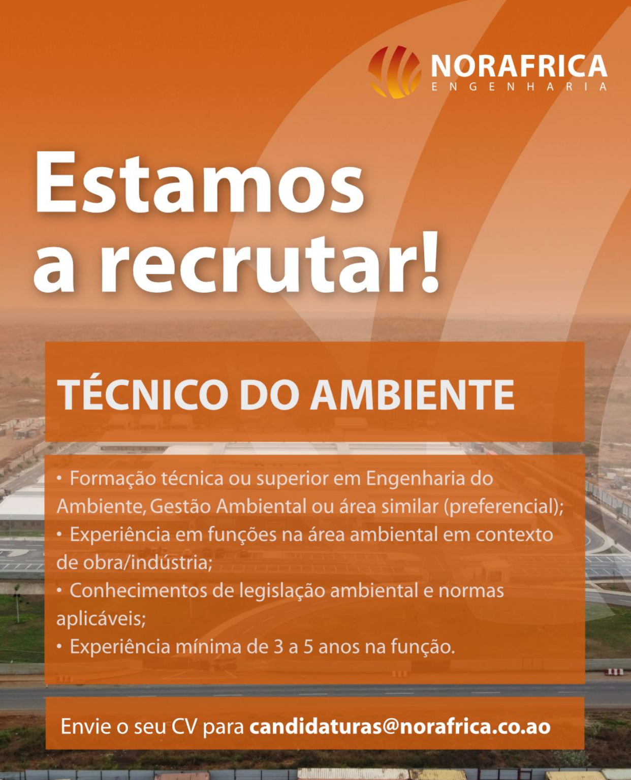 Vaga para Técnico do Ambiente