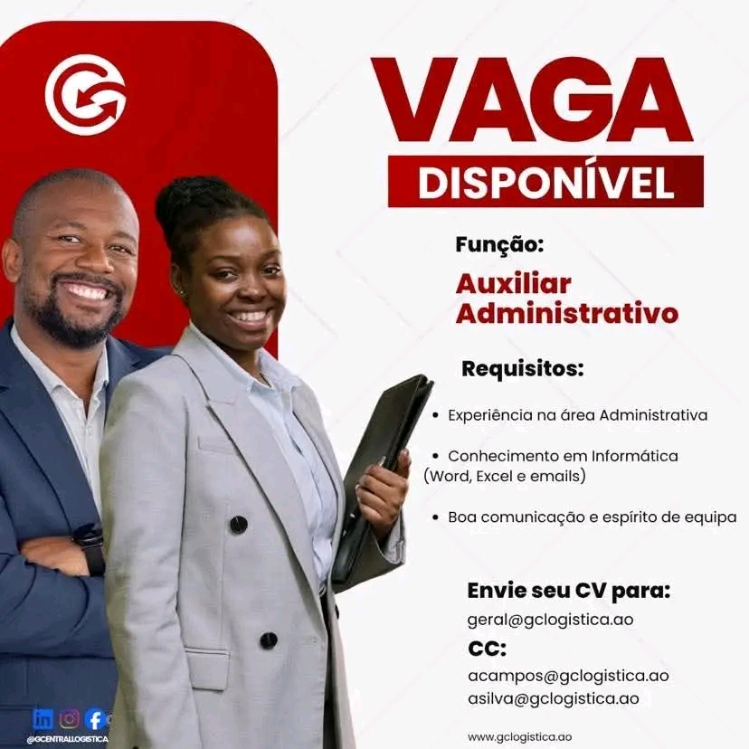 Vaga para Auxiliar Administrativo(a)
