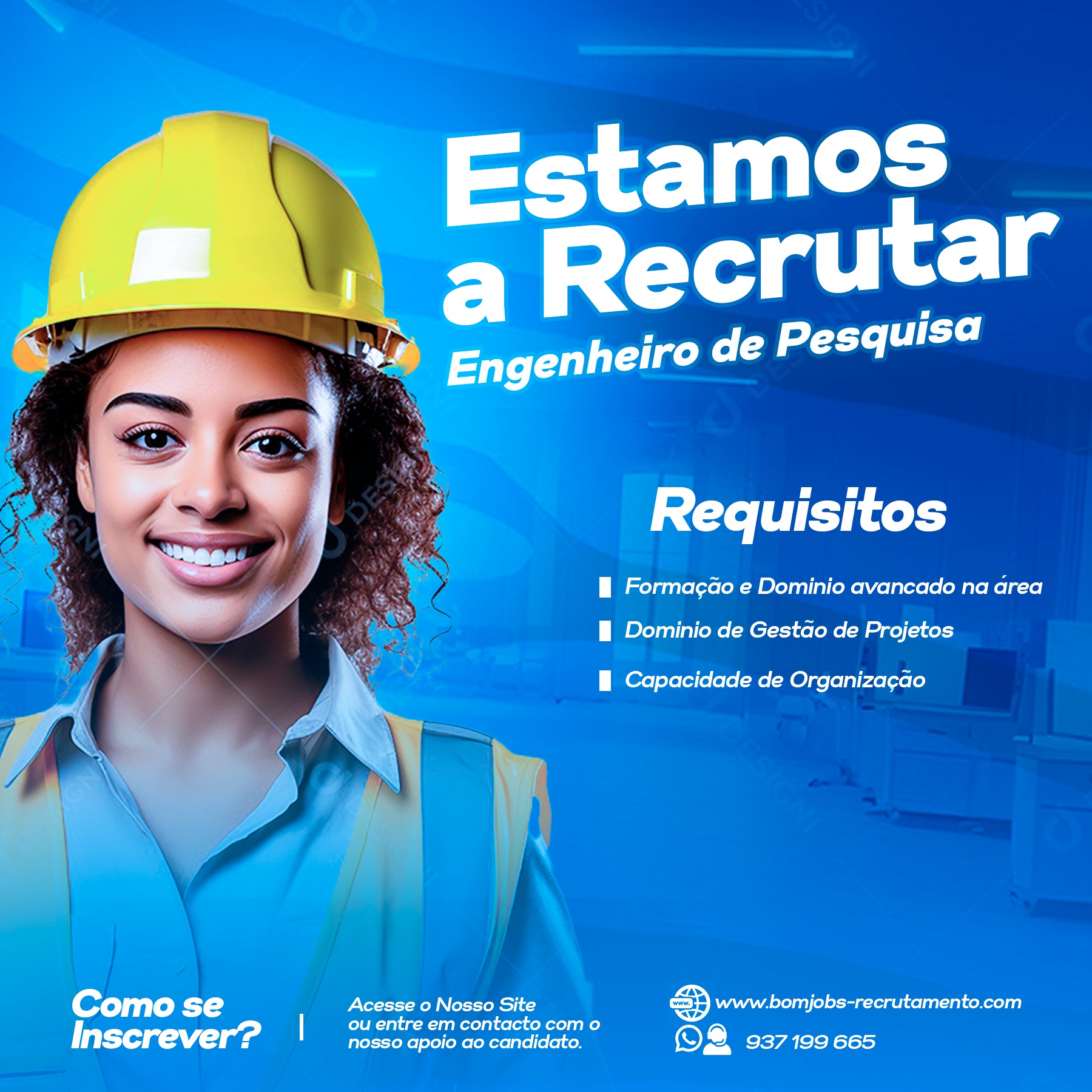 VAGA PARA ENGENHEIRO DE PESQUISA