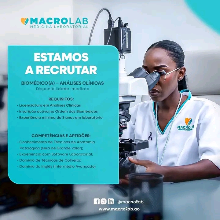 Vaga para Biomédico(a) – Análises Clínicas