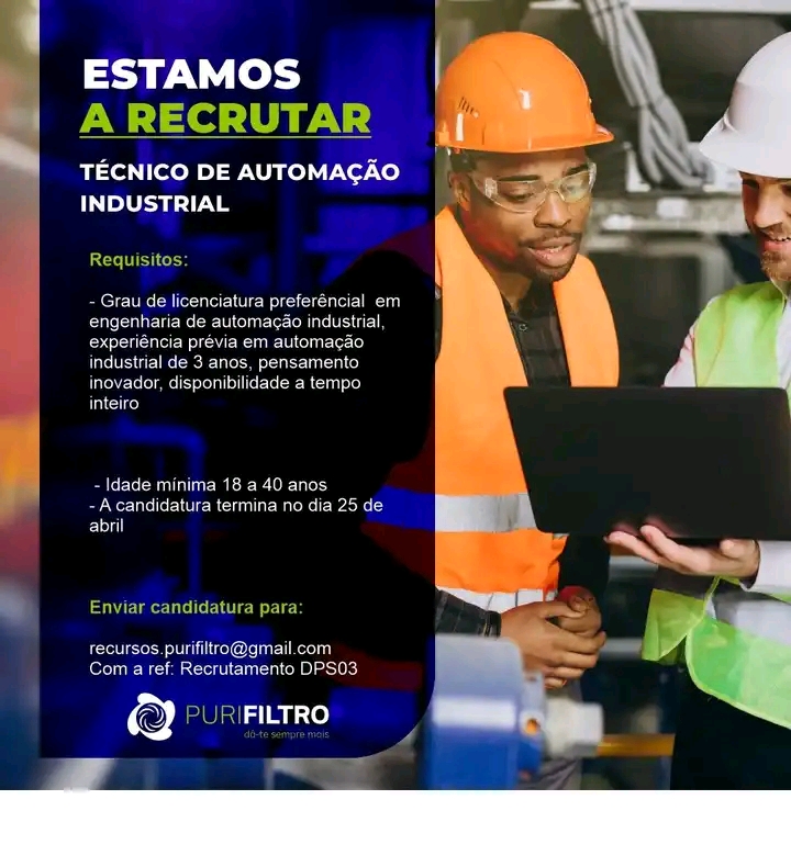 Vaga para Técnico de Automação Industrial