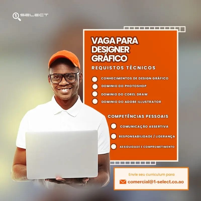 VAGA PARA DESIGNER GRÁFICO