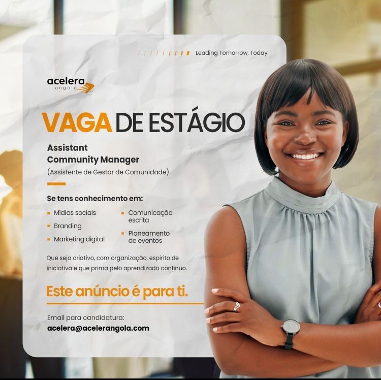 Oportunidade de Estágio para Assistente de Gestor de Comunidade