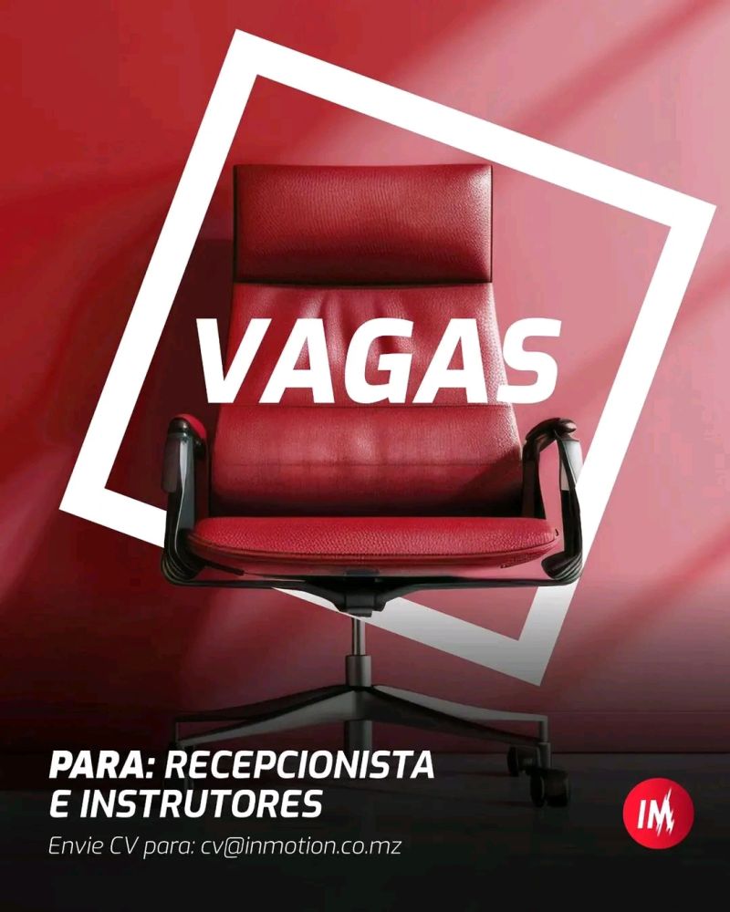 Vaga para Recepcionista e Instrutor(a) de Fitness